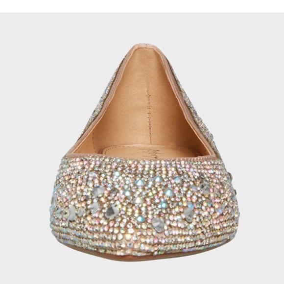 Betsey Johnson Crystal Studded Flats - Picture 5 of 13
